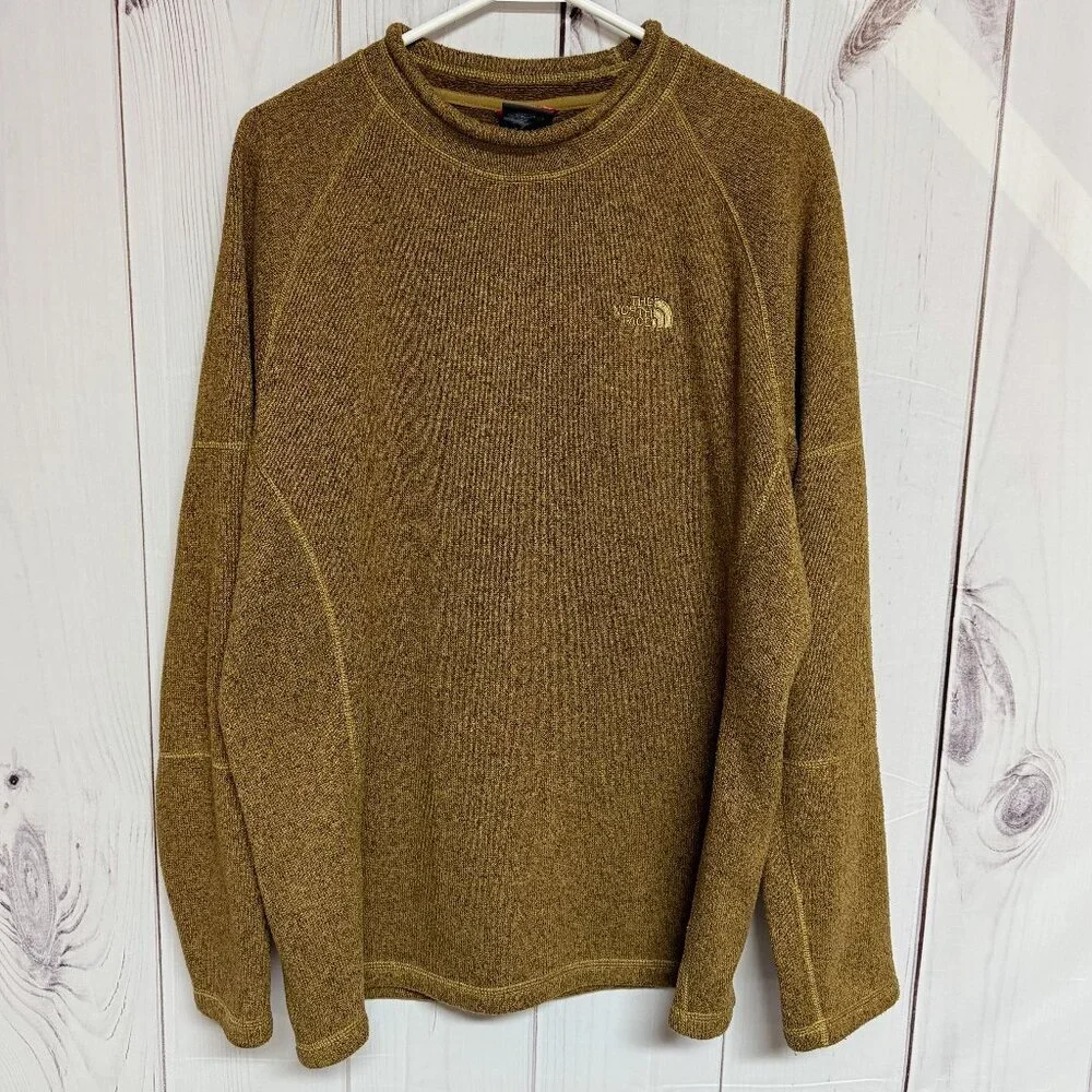 The North Face Parks Pullover‎ Men’s Large Utility Brown Heather EUC
